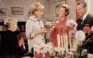 Familie Schulz (von links) Uwe Reichmeister, Frauke Sinjen,Heli Finkenzeller und Georg Thomalla