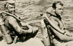 Die 'Tintenfische' Helmut Schmid und Albert Rueprecht