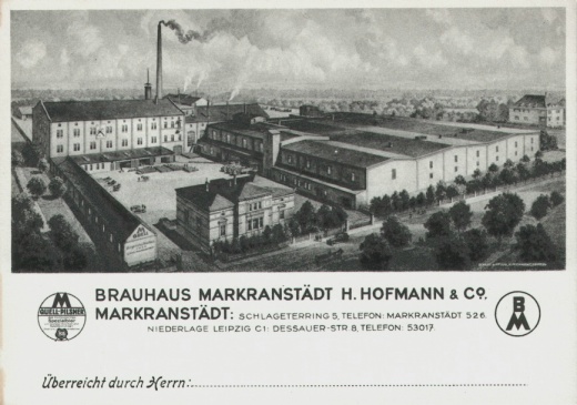 Werbekarte Brauhaus