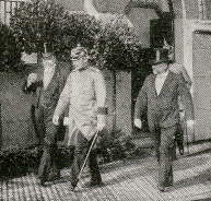 Der sächsische König Friedrich August zu Besuch