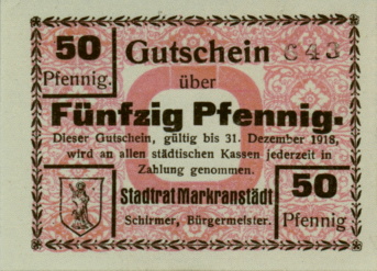 Notgeldschein 1918