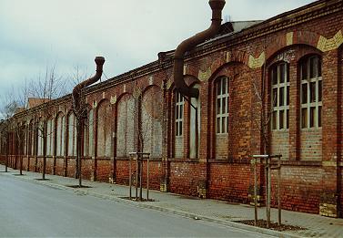 Die ehemaligen Werkshallen an der Ziegelstrasse