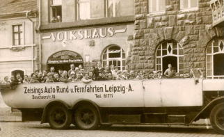 Bus einer Ausflugsgesellschaft
